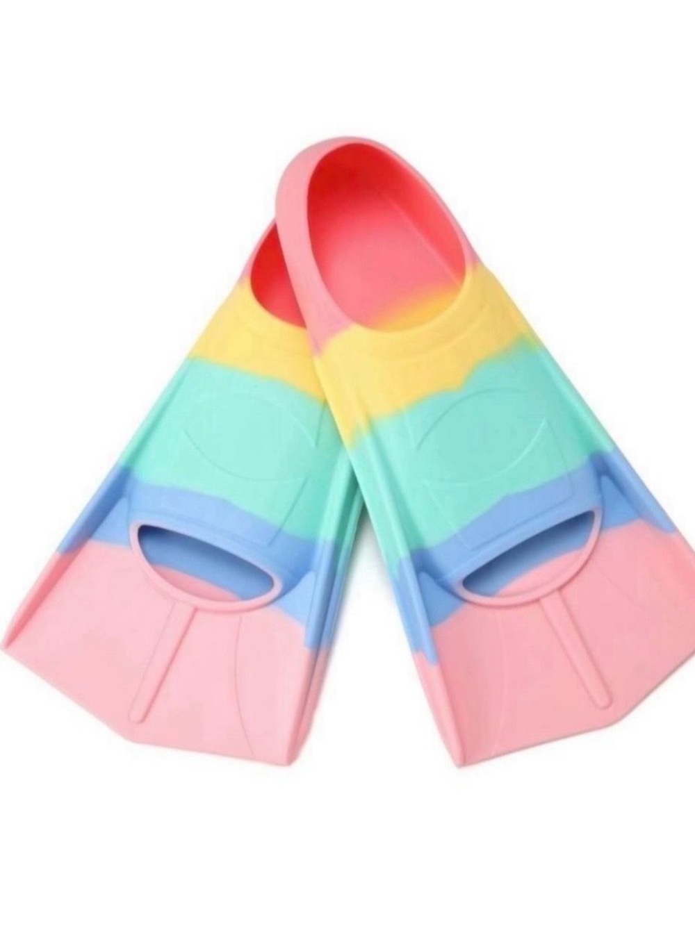 Diving Flippers Size M Kids Swim Fins, Short Kids Fins Youth Flippers #M3793